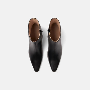 Scarosso Kitty Black Black - Calf KITTYANKL