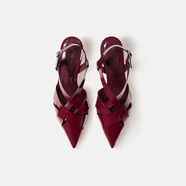 Scarosso Clio Burgundy Patent Burgundy - Patent CLIOPUMP
