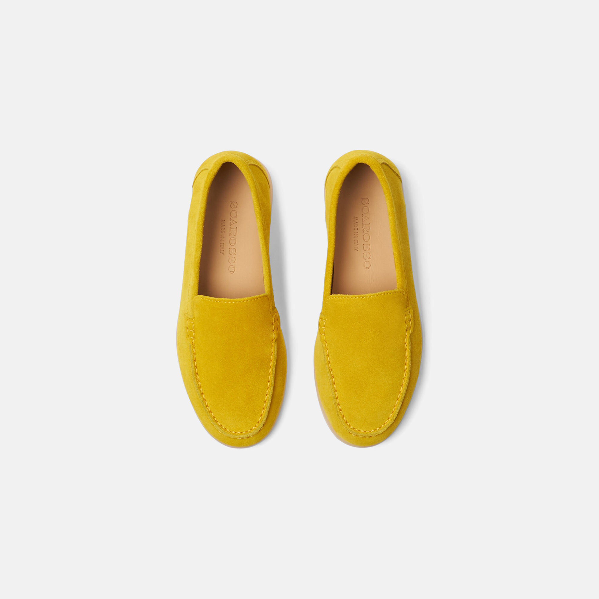Scarosso Ludovica Girl Yellow Suede Yellow - Suede LUDOVICAKLOAF