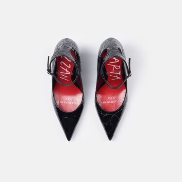 Scarosso Marta III Black Croco Black - Croco-Printed Calf MARTAIIIPUMP Scarosso Marta III Black Croco Black - Croco-Printed Calf MARTAIIIPUMP