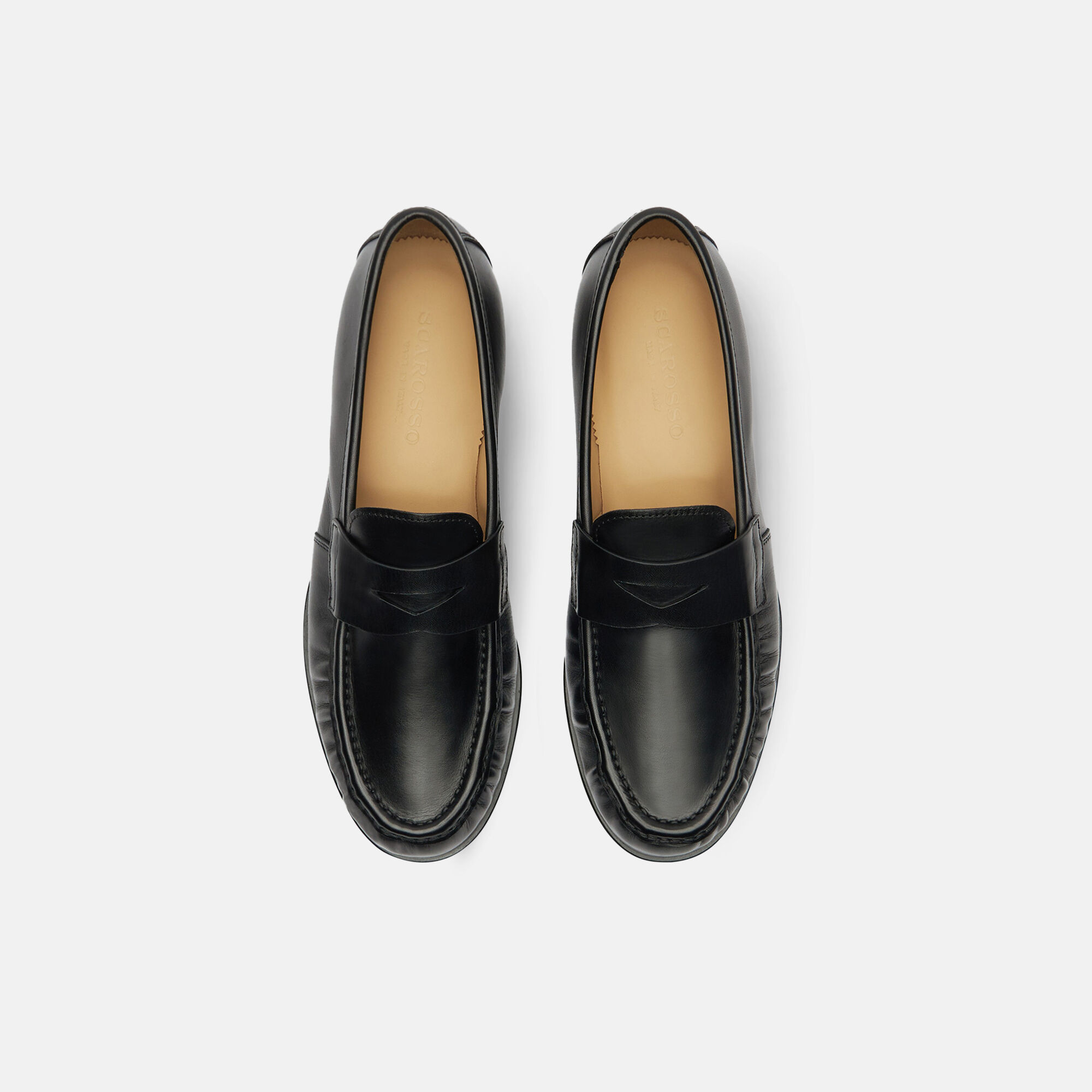 Scarosso Fred Black Black - Calf FREDLOAF
