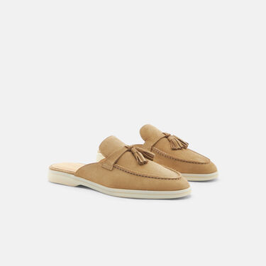 Scarosso Lucrezia Beige Suede Beige - Suede LUCREZIAMULE Scarosso Lucrezia Beige Suede Beige - Suede LUCREZIAMULE