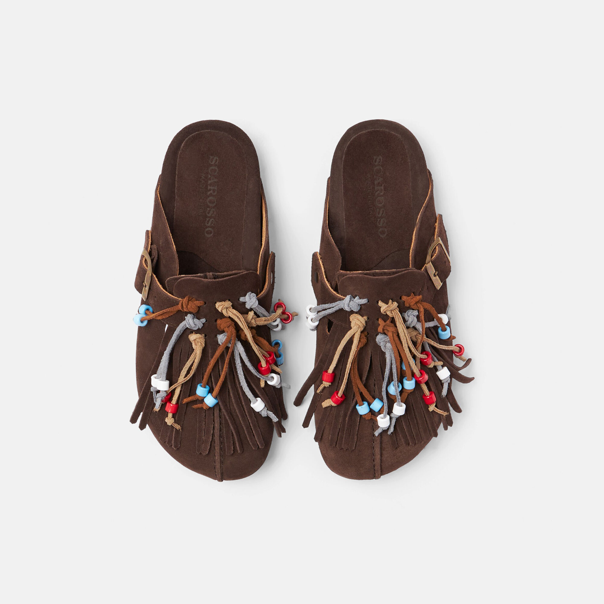 Scarosso Gea Brown Brown - Suede GEAMULE