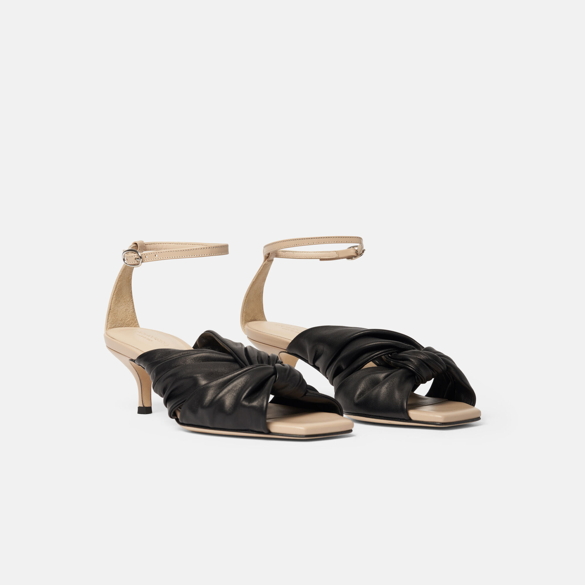 Scarosso Knot Black Black - Calf KNOTSAND