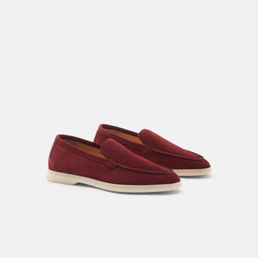 Scarosso Ludovica Burgundy Suede Burgundy - Suede LUDOVICALOAF Scarosso Ludovica Burgundy Suede Burgundy - Suede LUDOVICALOAF